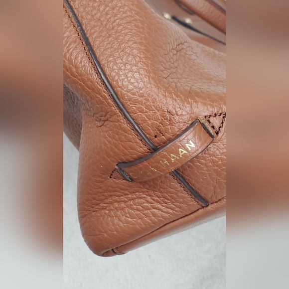 Cole Haan ILIANNA Leather Large Tote Handbag Satchel Bag - Picture 11 of 15